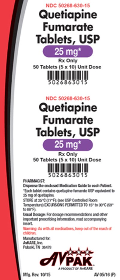 Label 5026863015 Quetiapine 25mg 2016